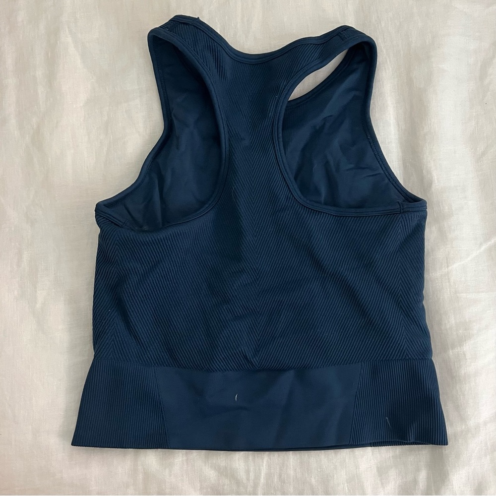 Abercrombie YPB blue tank top athletic